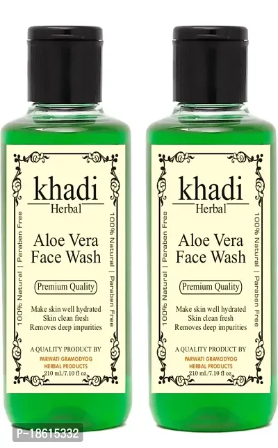 Khadi herbal Herbals Moisturizing Aloe Vera Face Wash