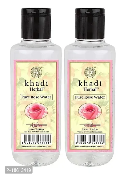 Khadi Herbal Pure Rose Water (Twin) 420Ml-thumb0