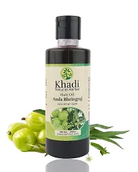 Herbal Khadi Natural Amla  Bhringraj Hair Oil, 420 ml-thumb4