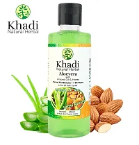 Khadi Hair combo Aloevera  Amla Bhringraj Shampoo -Pack of 2-thumb1