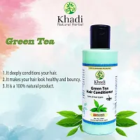 Parvati Gramodyog Khadi Green Tea Alovera Hair Conditioner (210 Ml) Pack of 2-thumb4