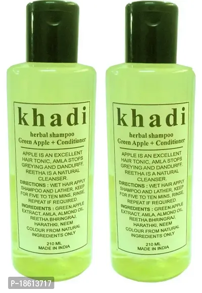 Parvati Greena Apple Conditioner + Shampoo 210ml (Pack of 2)