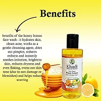 Khadi Lemon Face Wash, 210 ML (Pack of 2) by Parvati Gramodyog Herbal Products - Made in India-thumb1