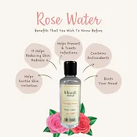 Khadi Herbal Pure Rose Water (Twin) 420Ml-thumb3