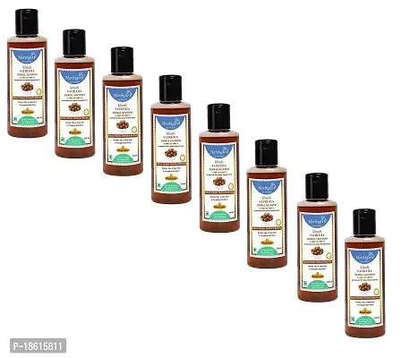 Herbigiri Khadi Natural Satritha Herbal Shampoo 210ml Pack of 3-thumb0