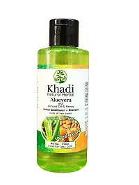 Khadi Hair combo Aloevera  Amla Bhringraj Shampoo -Pack of 2-thumb2