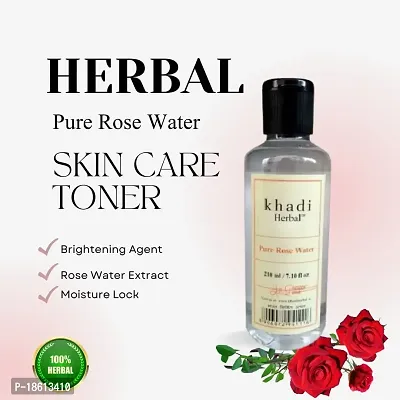 Khadi Herbal Pure Rose Water (Twin) 420Ml-thumb5