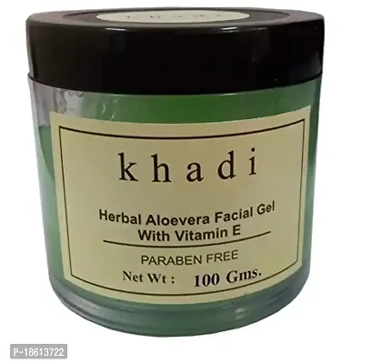 Natural herbs Khadi Paraben-free Aloe Vera Facial Gel (100 g)-thumb0