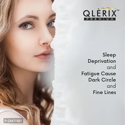 QLERIX Premium Natural Under EYE Gel Cream with Massage Roller Which Reduce Dark Circle, Puffiness, Fine Lines With ( ADIPOLESS-France, SEPICALM VG WP-France, Vitamin E ) 15 ML PACK OF 3-thumb2