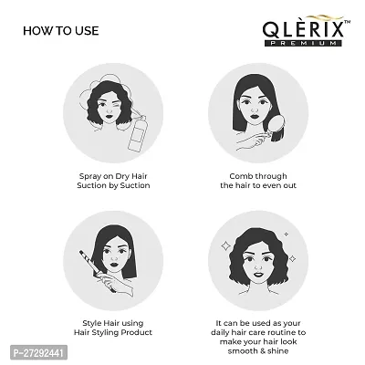 QLERIX Premium Heat Protection Hair Mist for Men and Women (100ML) Pack of 2-thumb4