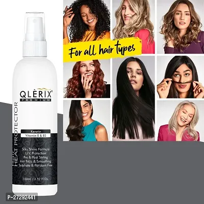 QLERIX Premium Heat Protection Hair Mist for Men and Women (100ML) Pack of 2-thumb2