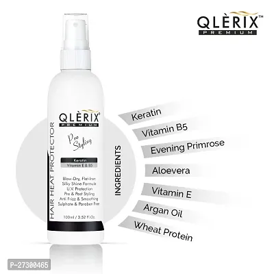 QLERIX Premium Pro Styling Heat Protectant Hair Mist for Men and Women (100ML)-thumb2