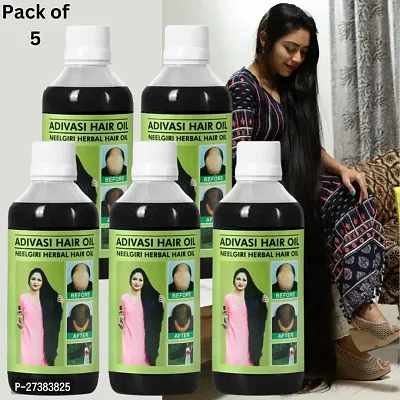 Adivasi Neelgiri Herbal Hair Oil - Ayurvedic Hair Growth Oil (PACK OF 5)