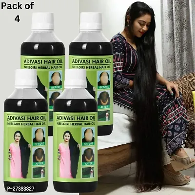 Adivasi Neelgiri Herbal Hair Oil - Ayurvedic Hair Growth Oil (PACK OF 4)