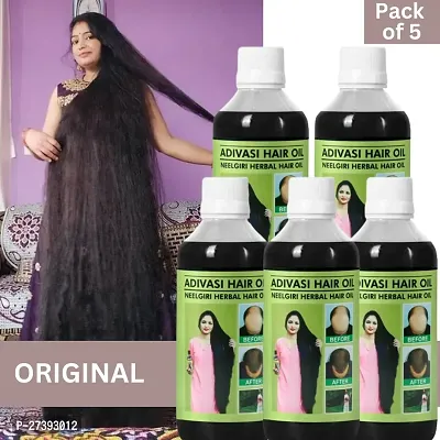 Neelgiri Herbal Hair Oil For Long, Healthy And Strong Hair Oil For Men  Women Hair Oil Pack Of 5-thumb0