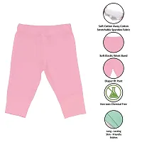 LENAM Baby Cotton Soft Strechable Pants/Diaper Fit/Pyjama/Leggings(Pack of 7) (18-24months, Solid) White Unisex Baby Regular-thumb1