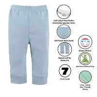 LENAM Baby Cotton Soft Pants/Diaper Fit/Pyjama/Leggings(Pack of 7) (9 Months - 12 Months, Cuff)-thumb1