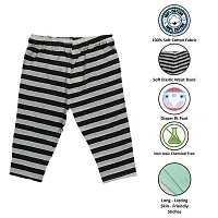 LENAM Baby Cotton Soft Strechable Pants/Diaper Fit/Pyjama/Leggings(Pack of 7) (12-18 Months, Stripes) Multicolour-thumb1