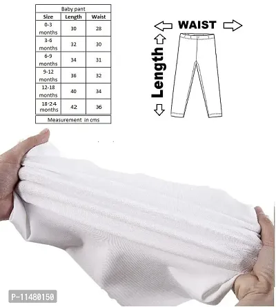 LENAM Baby Cotton Soft Strechable Pants/Diaper Fit/Pyjama/Leggings(Pack of 7) (12-18 Months, Stripes) Multicolour-thumb3