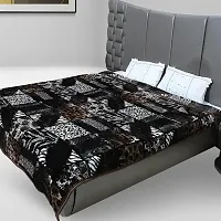 Super Soft Tiger Print Double Bed Mink Blanket Size with 220x240 Cm - 2Kg (Pack of 1) (Coffee)-thumb4