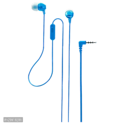 Classy Wired 3.5mm Jack Ear Phone Blue-thumb0