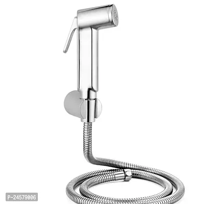 Health Faucet For Toilet With 1.5 Meeter Pipe And Hook (Pack Of 1)Excellent Performance: Toilet Jet Spray Is Designed To Withstand High-Volume Use, Our Toilet Water Spray Gun