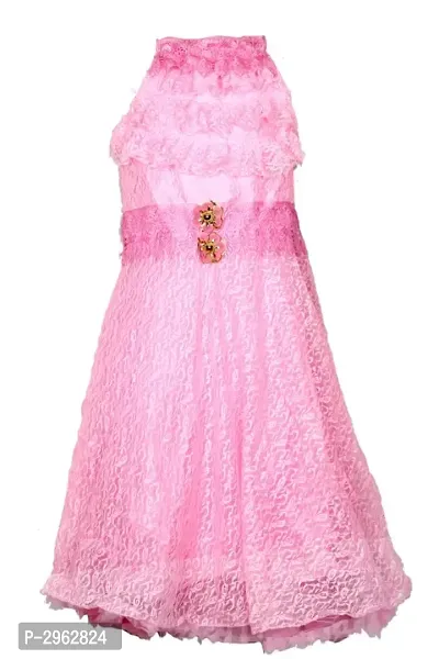 Girl Fancy Frock Pink-thumb0