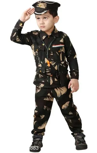 Kids Costume Boys Army Dress