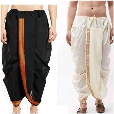 Men Fancy Traditional Dhoti Combo of 2