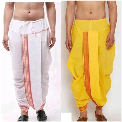 Men Fancy Traditional Dhoti Combo of 2