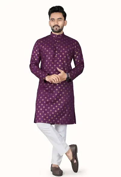 Trendy Blend Kurtas For Men