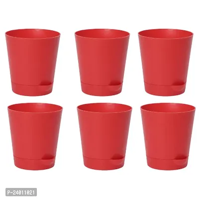 Plastic Pot For Plants Pack Of 6-thumb0