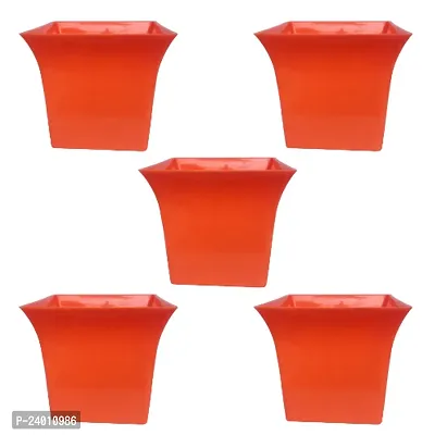 Plastic Pot For Plants Pack Of 5