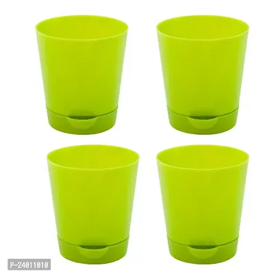 Plastic Pot For Plants Pack Of 4-thumb0