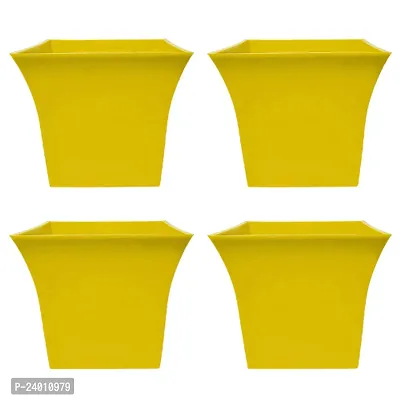 Plastic Pot For Plants Pack Of 4-thumb0