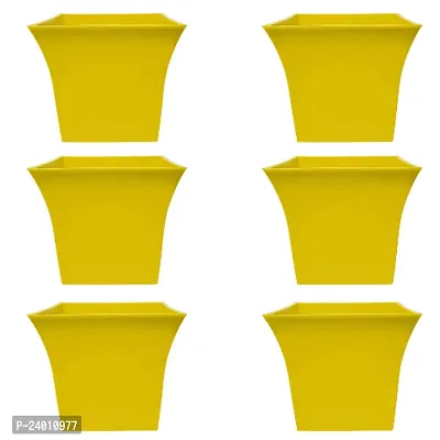 Plastic Pot For Plants Pack Of 6