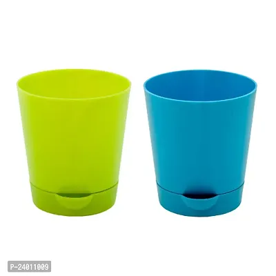 Plastic Pot For Plants Pack Of 2-thumb0