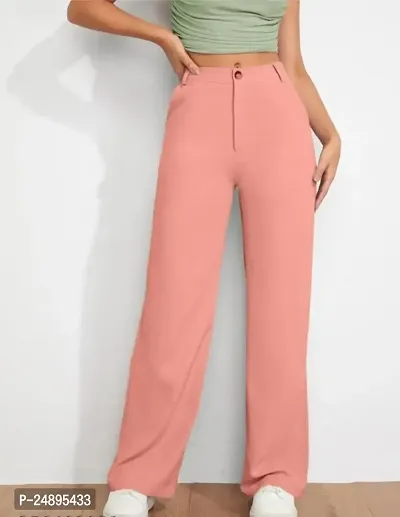 Classic Solid Trousers for Women