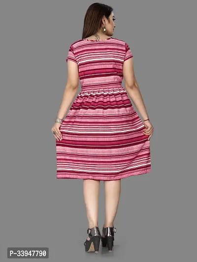 Stylish Multicoloured Crepe Dresses For Women-thumb2