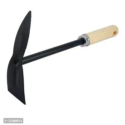 Trendy Wooden Handle Metal Hand Garden Tool Digging Hoe