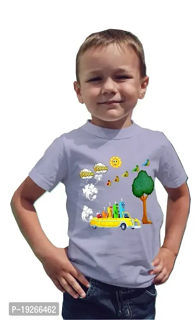 thebabyshark - Number Car Toddler Half Sleeve Round Neck Tshirt-thumb5