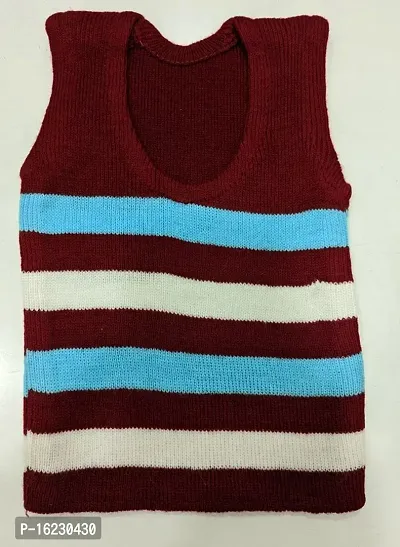 Fabulous Woollen Sweater Vest For Baby Boys and Girls-thumb0