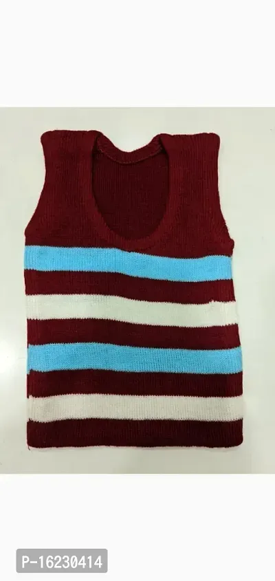 Fabulous Woollen Sweater Vest For Baby Boys and Girls-thumb0