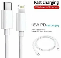 Stylish PVC Braided Fast Charge High Speed Data Transmission Type-C To Lightning Cable-thumb1