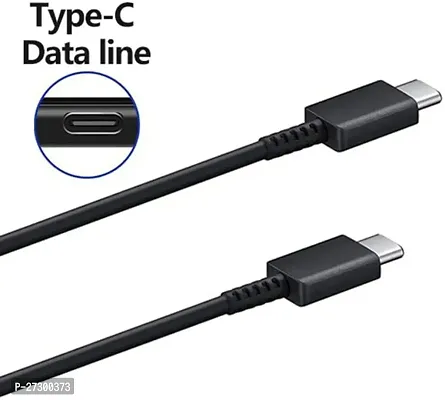 Stylish PVC Braided Fast Charge High Speed Data Transmission Type-C To Type-C Cable