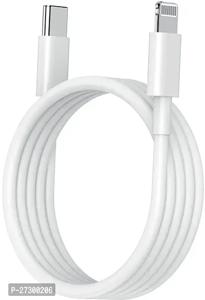 Stylish PVC Braided Fast Charge High Speed Data Transmission Type-C To Lightning Cable-thumb0