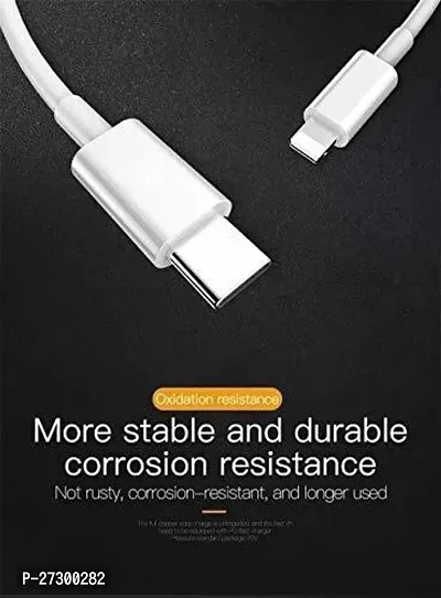 Stylish PVC Braided Fast Charge High Speed Data Transmission Type-C To Lightning Cable-thumb3