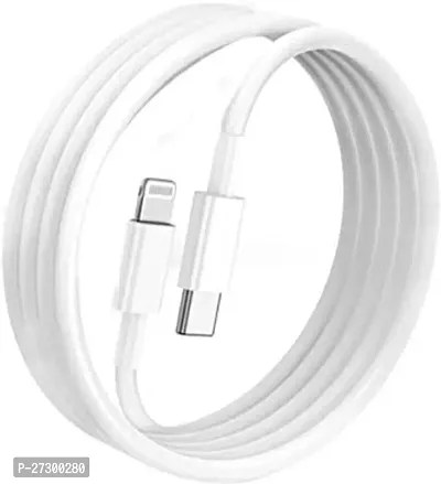 Stylish PVC Braided Fast Charge High Speed Data Transmission Type-C To Lightning Cable-thumb0