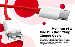 Stylish PVC Braided Fast Charge High Speed Data Transmission Type-C To Type-C Cable-thumb1