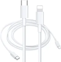 Stylish PVC Braided Fast Charge High Speed Data Transmission Type-C To Lightning Cable-thumb2